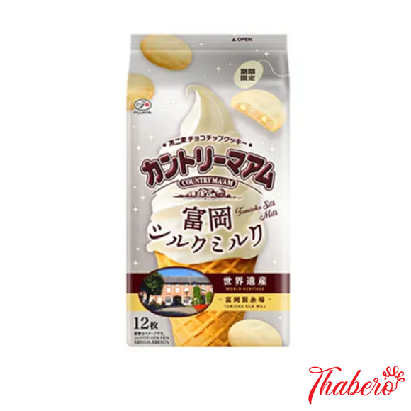 Bánh sửa lụa béo thơm Country Ma'am vị sữa tơ tằm Tomioka Silk Milk