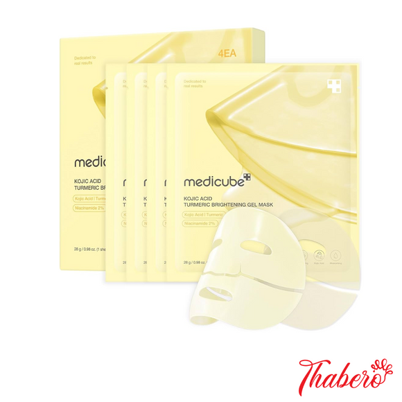 Mặt nạ dạng gel từ nghệ dưỡng sáng da MEDICUBE KOJIC ACID TURMERIC BRIGHTENING GEL MASK - VÀNG