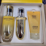 Set serum dưỡng sáng da, cải thiện da xỉn màu OHUI Miracle Toning Glow Serum Special Set- OHUI VÀNG SERUM