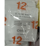 Sample Kem Dưỡng Trắng, Mờ Thâm Nám Ohui Extreme White Niacinamide 10% TX Melatoning (60 gói)