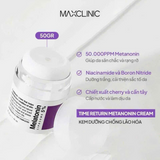 Kem Dưỡng Chống Lão Hóa Chuyên Sâu, Mờ Thâm Nám MAXLINIC Time Return MELATONIN CREAM