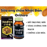 Viên Uống Keo Ong đẹp da tăng cường sức khoẻ, hỗ trợ tim mạch, chống lão hoá Orihiro Propolis