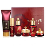 Bộ dưỡng da bổ sung dưởng chất chống lão hóa, chống nhăn cao cấo Whoo Jinyulhyang Jinyul Special Set - Mini whoo đỏ 6 SP