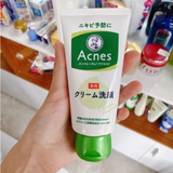 Sữa rửa mặt làm sạch sâu, ngừa mụn, kháng viêm dành cho da mụn Acnes nội địa Nhật