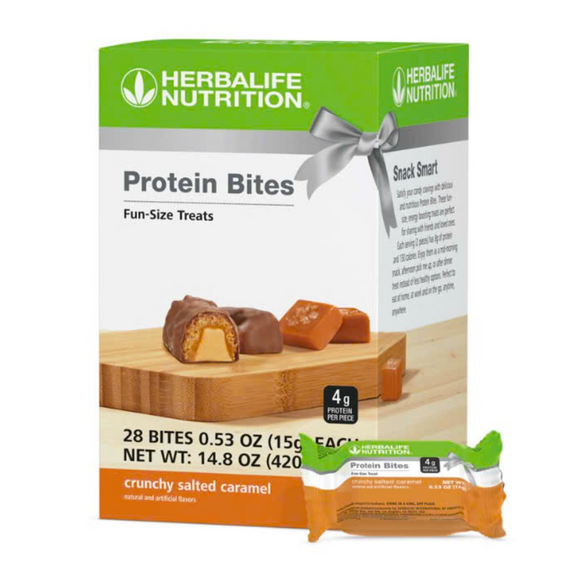 Bánh bổ sung năng lượng, cung cấp protein, kiểm soát cơn đói Herbalife Protein Bites - Vị Crunchy Salted Caramel