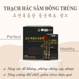 Thạch  hắc sâm đông trùng hạ thảo Hàn Quốc phòng chống suy nhược , tăng sức đề kháng -30 tép.