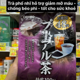 Trà phổ nhĩ hỗ trợ  giảm mỡ, giãm hấp thu chất béo cải thiện tiêu hoá  Orihiro Pu-erh Tea
