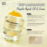Kem dưỡng keo ong chuyên sâu dạng dầu dành cho da siêu khô CNP Laboratory Propolis Ampule Oil In Cream