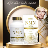 Viên uống chống lão hoá mạnh mẽ, tái tạo và phục hồi tế bào, tăng cường năng lượng NMN 24000 Infinity