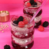Yến mạch mix hạt chia hữu cơ  PRANA Overnight Chia & Oat - Vị  Berry Fairy