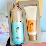 Set Kem Lót Trang Điểm nâng tone, giảm dầu nhờn Whoo Gongjinhyang Mi Essential Primer Base - Tặng kèm sữa rửa mặt