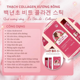 Thạch Collagen xương rồng Cactusfruit beat collagen jelly stick Hàn Quốc - Hộp 15 tép