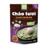 Cháo tươi DINH DƯỞNG  cá lóc cải bó xôi  SG Food