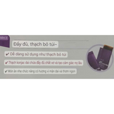 Thạch chất xơ giãm đường trong máu  tạo cảm giác no, kiểm soát cân nặng, giảm cân LG Glam Fit Vị Mận