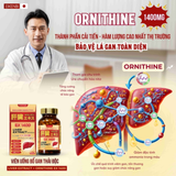 Viên uống bổ gan, thải độc gan Liver Extract + Ornithine EX 1400 Eikenbi - HSD: 2026/11 ( MUA 2 TẶNG 1 )