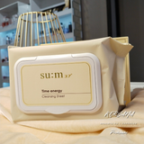 Khăn Ướt Tẩy Trang Loại bỏ lớp trang điểm sạch sâu Su:m37 Time Energy Cleansing Sheet