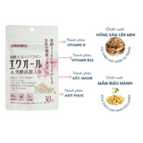 Viên uống hỗ trợ cân bằng nội tiết tố nữ, giảm căng thẳng mệt mỏi tiền mãn kinh Equol Orihiro Nhật Bản