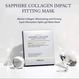 Mặt Nạ Thạch Nâng Cơ Và Chống Lão Hóa WellDerma Premium Sapphire Collagen Impact Fitting Maák - Trắng