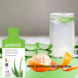 Nước lô hội thảo mộc cô đặc hỗ trợ tiêu hoá Herbal Aloe Concentrate 15ml - Vị Quýt
