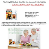 Viên uống bổ não, tăng lưu lượng máu lên não, tăng cường trí nhớ, tuần hoàn máu, giảm tê bì chân tay SBI ALApromo Ginkgo Leaf