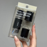 Cọ Má Hồng 2 Đầu Silicon & Lông Studio17 (Dual Silicone Blush Brush)