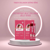 Thạch Collagen xương rồng Cactusfruit beat collagen jelly stick Hàn Quốc - Hộp 15 tép