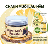 Chanh Muối Lâu Năm Thực Dưỡng sức khỏe, giữ ấm cổ họng Ông Cụ Giao Cả 220g - HSD :2031/08