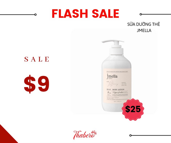 Sữa dưỡng Jmella No.1 dưỡng ẩm, mịn da Hoa mẫu đơn Jmella In France  Blooming Peony Body Lotion - Số 1