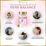Viên Uống Điều Hòa Nội Tiết Tố Nữ hỗ trợ điều hòa kinh nguyệt, giảm các triệu chứng tiền mãn kinhFemi Balance Dr. Josei Nhật Bản