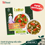 Canh lá giang nấu nấm iSoup Mushroom soup leaf creepers soup