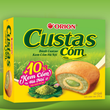 Bánh Custas vị Cốm Sen Hà Nội +10% kem cốm Orion - 12 cái/hộp