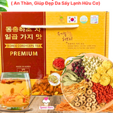 Trà đông trùng hạ thảo 7 vị thảo mộc giúp an thần, đẹp da, tăng cường sức khoẻ Cordyceps Tea Premium