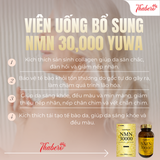 Viên uống NMN 30,000 đẹp da, chống lão hoá, tăng cường trẻ hoá da Yuwa Nhật Bản
