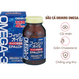 Dầu cá Orihiro Omega 3 bổ sung DHA và EPA hỗ trợ tim mạch, bổ nảo, bổ mắt và chống viêm