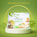 Trà dưỡng nhan 7 vị  Herb Tea Organic Natural  Hỗ Trợ Thanh Nhiệt, mát gan , đẹp da