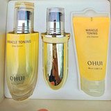 Set serum dưỡng sáng da, cải thiện da xỉn màu OHUI Miracle Toning Glow Serum Special Set- OHUI VÀNG SERUM