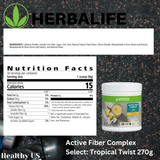 Thực phẩm bổ sung chất xơ Herbalife Active Fiber Complex Select - Hương Dứa Dừa Nhiệt Đới