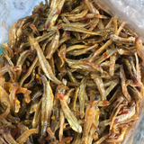 Khô cá cơm rang tỏi ớt vị thơm ngon đậm đà - Hủ 250 gr