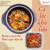 Cá lóc kho tiêu ngon đậm đà
