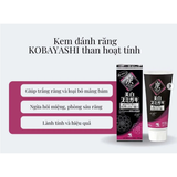 Kem Đánh Răng THAN HOẠT TÍNH LÀM TRẮNG RĂNG tự nhiên T Kobayashi Bihaku Sumigaki - TUÝP ĐEN HỒNG
