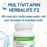 Viên uống cung cấp 21 loại vitamin, khoáng chất tăng cường sức khoẻ, hỗ trợ miễn dịch, chuyển hoá năng lượng Herbalife Formula 2 Multivitamin Complex