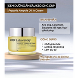 Kem dưỡng keo ong chuyên sâu dạng dầu dành cho da siêu khô CNP Laboratory Propolis Ampule Oil In Cream