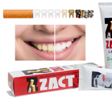 Kem đánh răng loại bỏ vết ố vàng và mảng bám dành cho người hút thuốc lá Zact Lion Nhật Bản