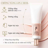 Set Kem Chống Nắng Dưỡng Trắng Whoo Gongjinhyang Seol Radiant White Tone Up Sunscreen SPF50+/PA++++ - Set chống nắng whoo trắng nâng tone