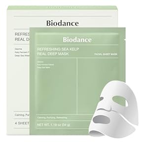 Mặt Nạ Thạch tảo Dịu Da Giảm Mẫn Đỏ Dưỡng Da Sâu Loại Bỏ Mụn Đầu Đen BIODANCE  Refreshing Sea Kelp Real Deep Mask