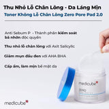 Toner Pad Hỗ Trợ Thu Nhỏ Lỗ Chân Lông, Mềm Mịn Da Medicube Zero Pore Pad 2.0