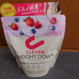 Bột dinh dưỡng hỗ trợ giảm cân, cung cấp protein Clever Weight Down - vị dâu mix berry