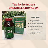 Tảo lục hoàng gia hỗ trợ giải độc ruột , cải thiện chức năng gan, dành cho người ít ăn rau xanh và rau củ màu vàng giúp tăng cường sức khoẻ Chlorella Royal DX