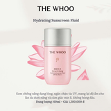 Sample Kem Chống Nắng Cấp Ẩm, Mịn Lì The Whoo Gongjinhyang Soo Hydrating Sunscreen Fluid SPF 50+/PA+++(120 gói) WHOO HỒNG