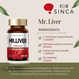 COMBO 02 hộp viên uống bổ gan cao cấp Mr Liver Nhật Bản